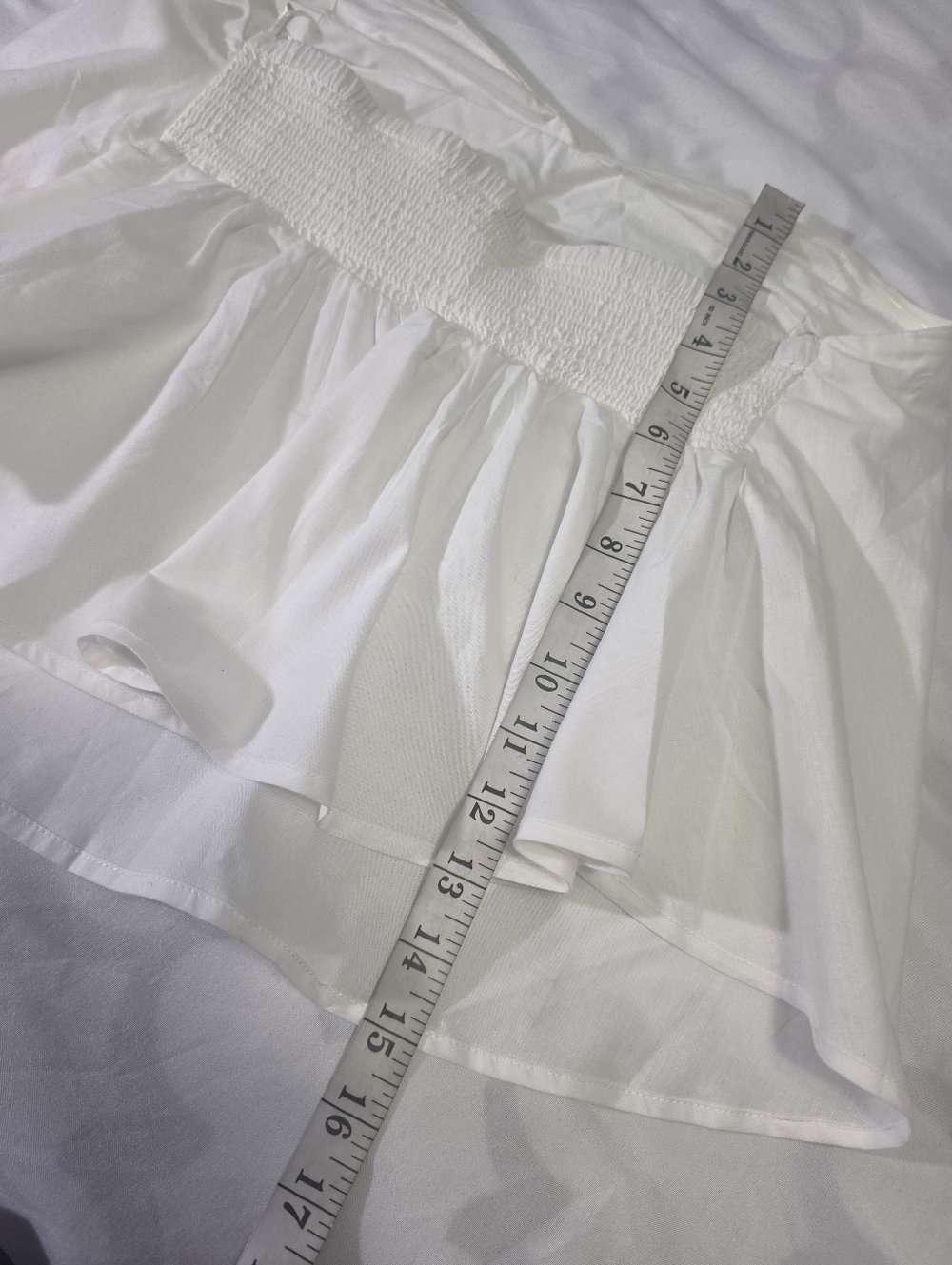 Free People Avery Optic White Tube Top NWT Size Large - Picture 9 of 13
